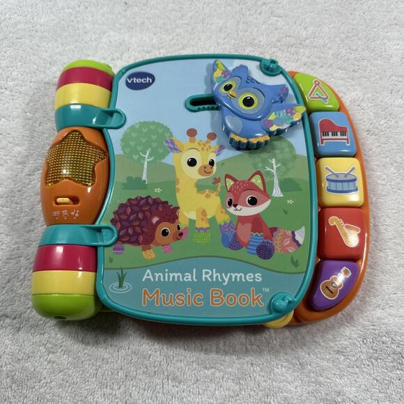 VTech Animal Musical Rhymes Educational Book for Babies - Picture 1 of 5
